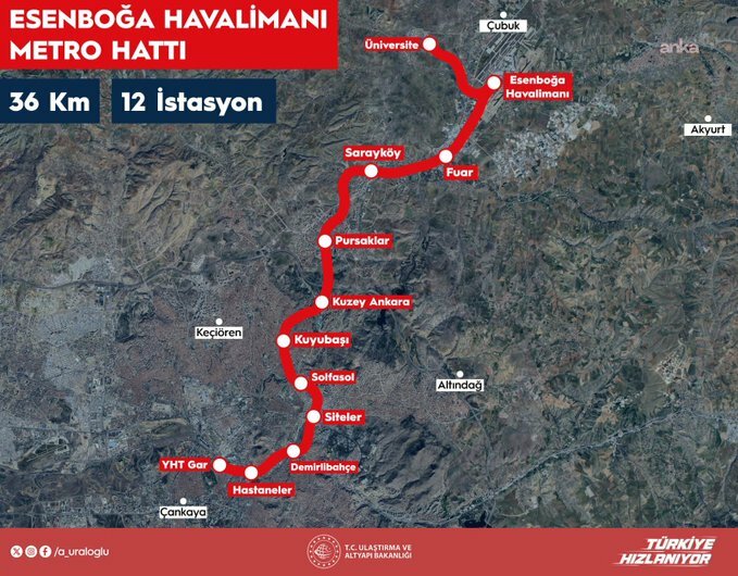 Esenboğa Havalimanı Metro-1