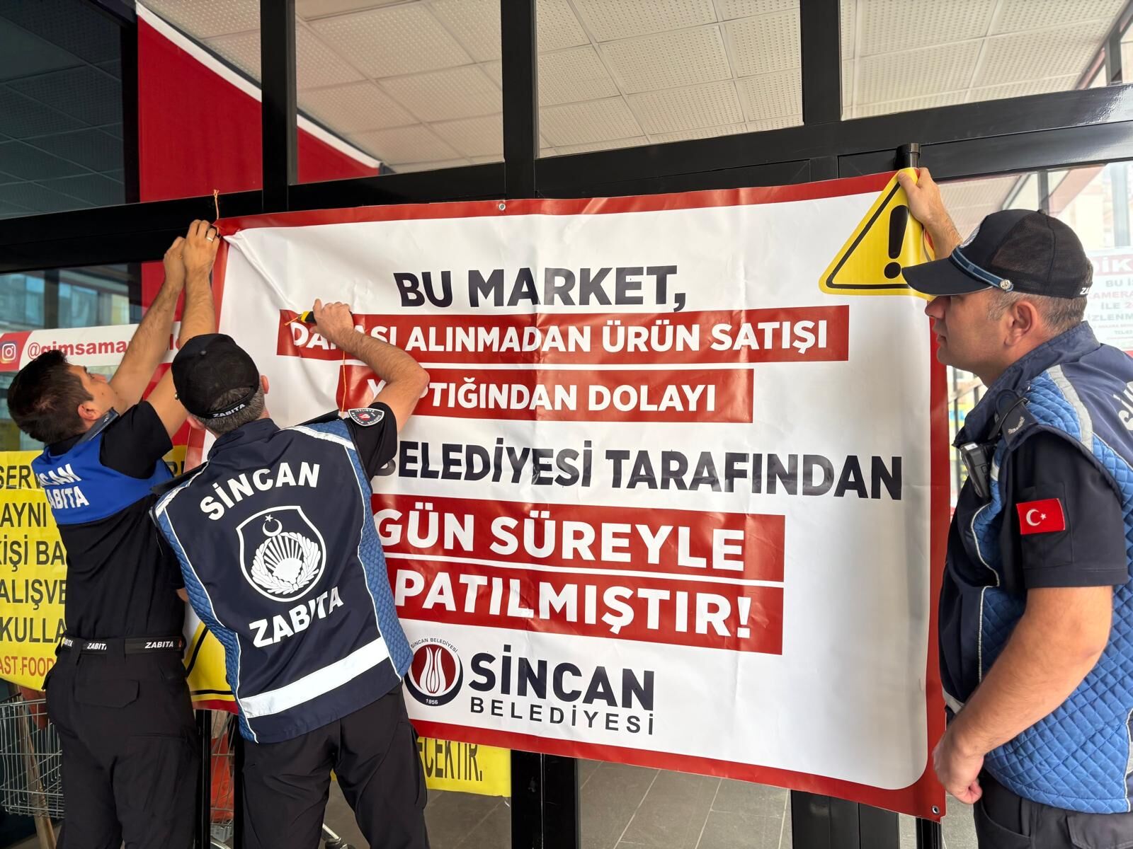 Sincan'da Market Denetimleri Sürüyor: İşte Kapatılan Market Listesi