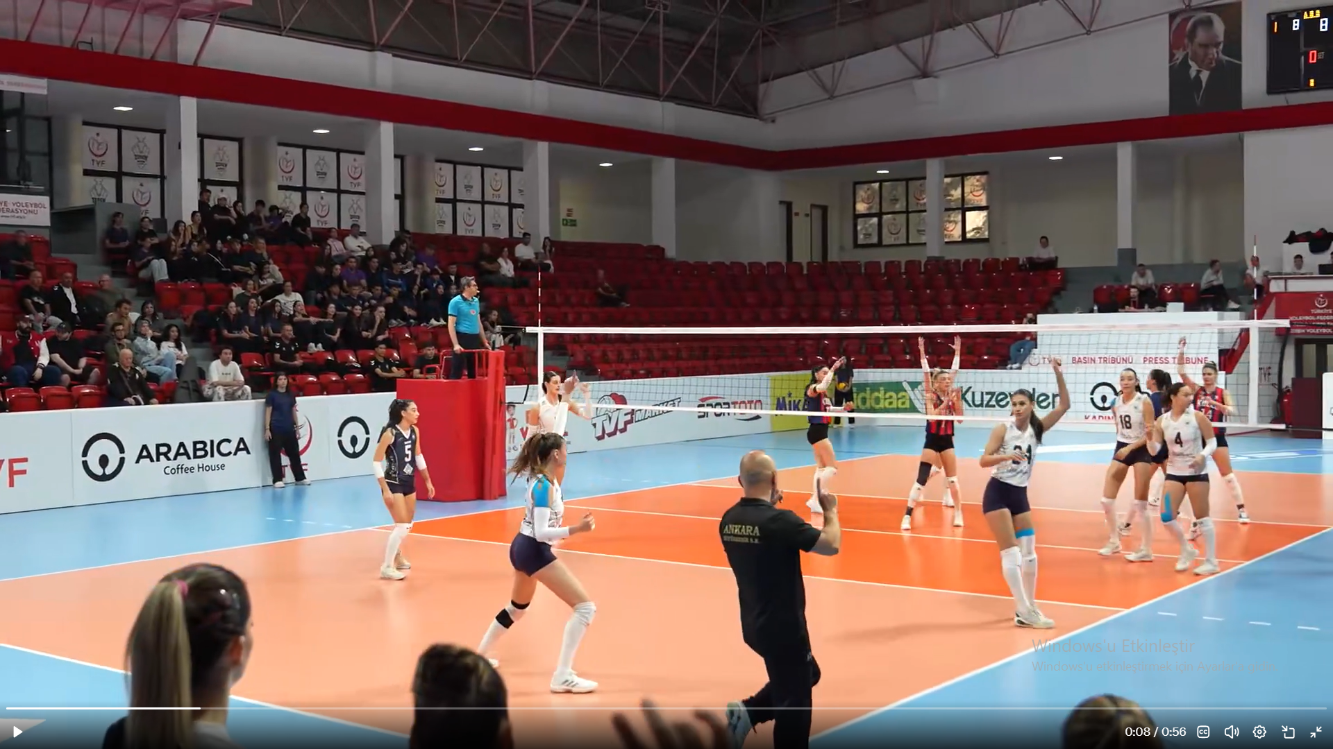 Ankara Büyükşehir Belediyesi Spor Kulübü Kadın Voleybol Takımı 1. Ligi’n İlk Maçına Çıktı