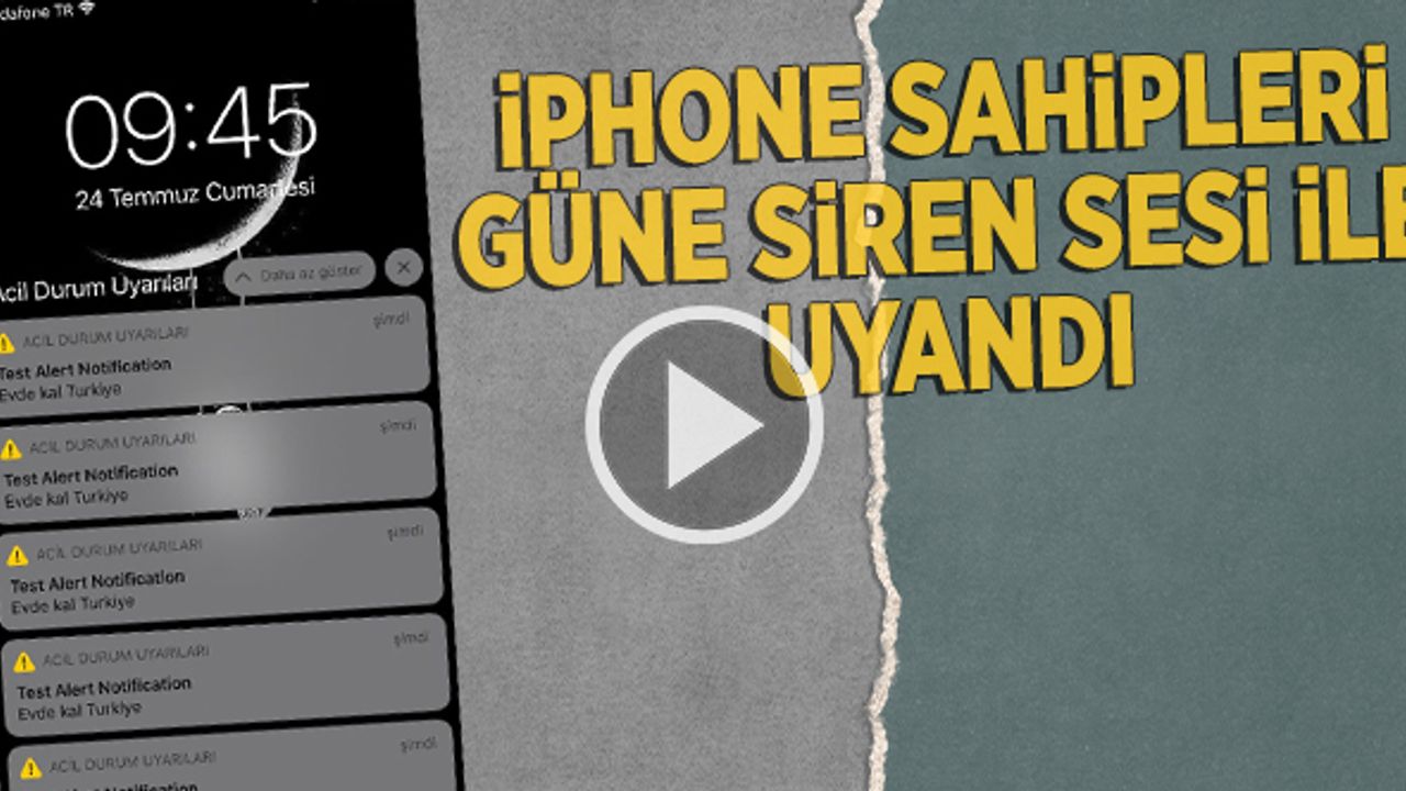 Türkiye'de iPhone Sahipleri Siren Sesi İle Uyandı