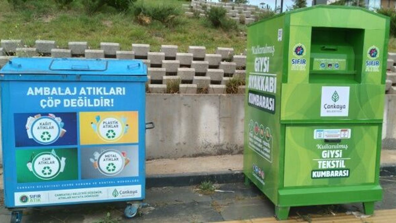 Çankaya Belediyesi'nden Geri Dönüşüme Büyük Katkı