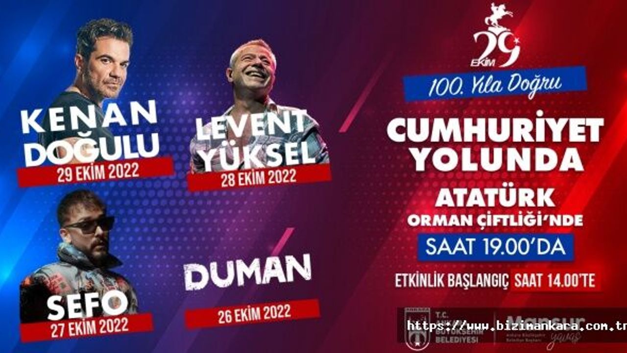 29 Ekim Kutlamaları İçin Ankara Büyükşehir'den Anlamlı Yer Seçimi