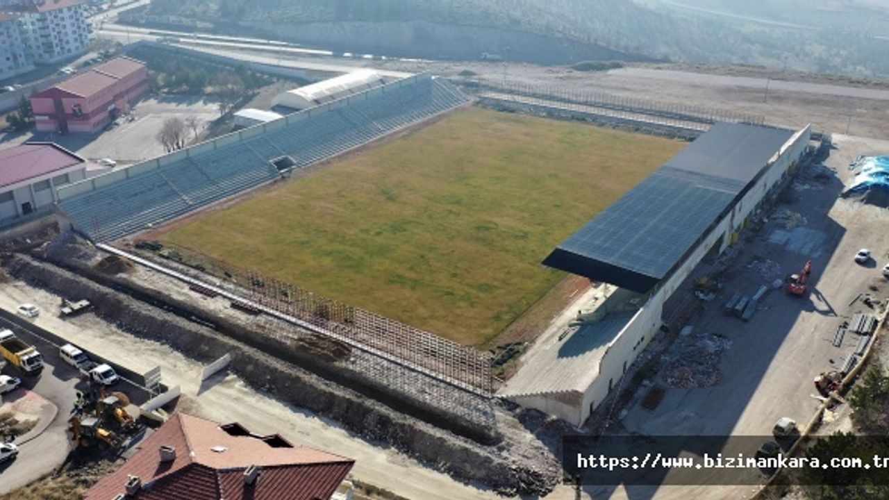 Keçiören Bağlum Stadı Yenileniyor