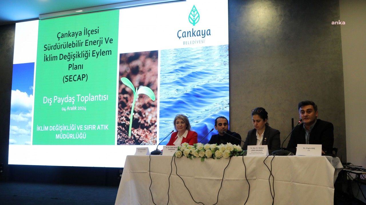 Çankaya'da İklim Değişikliği ve Sürdürülebilir Enerji Eylem Planı Çalıştayı