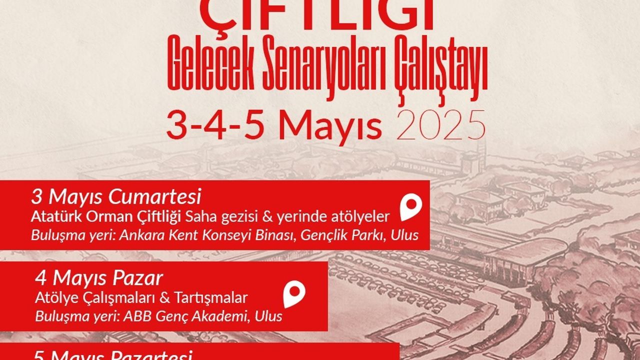 Ankara Kent Konseyi'nden “Atatürk Orman Çiftliği İçin Gelecek Senaryoları Çalıştayı”