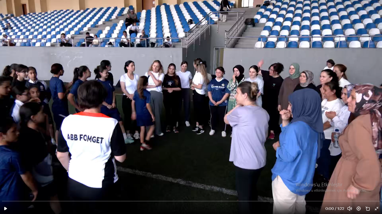 Başkent'te Anne-Kız Futbol Turnuvası Heyecanı Yaşandı