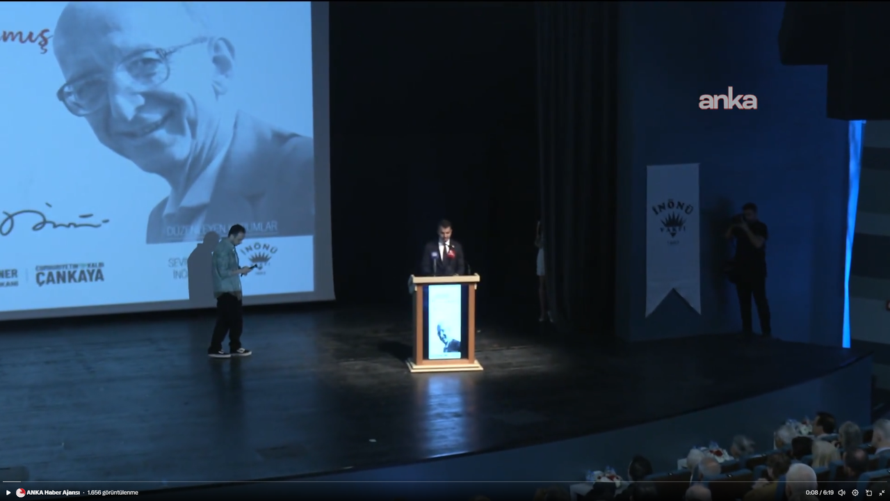 Çankaya Belediye Başkanı Güner Erdal İnönü Sempozyumu'na Kat