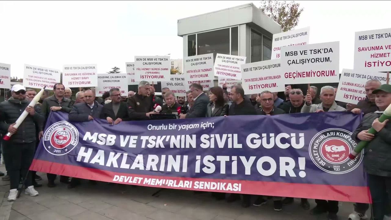 MSB ve TSK Bünyesindeki Sivil Memurlardan Özlük Hakları Talebi