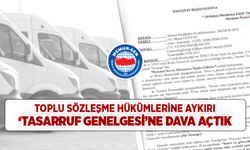 MEMUR-SEN, Kamuda Tasarruf Genelgesine Dava Açtı: Servis Haktır