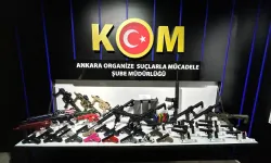 Ankara'da Kaçak Silah Operasyonu: 16 Otomatik Silah ve 28 Tabanca Ele Geçirildi