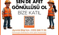 Etimesgut Belediyesi Afet Gönüllüleri Arıyor