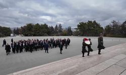 Türkiye Barolar Birliği'nin Yeni Yönetimi Anıtkabir'i Ziyaret Etti