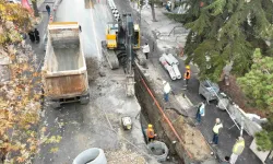 Ankara Büyükşehir Belediyesi ASKİ Genel Müdürlüğü, Sanatoryum Caddesi’nde Bulunan Atık Su Hattını Yeniledi