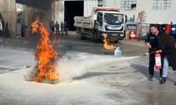 Sincan Belediyesi'nde Yangın Tatbikatı