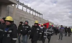 Çayırhan Maden İşçilerinin Ankara Yürüyüşü Sürüyor