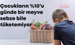 Acı Tablo:  Türkiye'de Çocukların Yüzde 10'u Günde Bir Meyve ve Sebze Bile Tüketemiyor