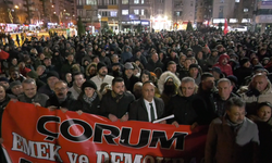 Çorum'daki İmamoğlu Protestosu Dikkat Çekti