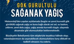 Ankara Büyükşehir Belediyesi Başkentlilere Gök Gürültülü Sağanak Uyarısında Bulundu