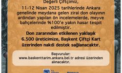 ABB Başkanı Mansur Yavaş'tan Ankara’da Zirai Don Felaketi Yaşayan Çiftçilere Nakdi Destek