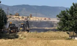 Güdül'de Tarım Arazisinde Yangın