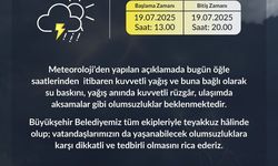 ABB Başkanı Mansur Yavaş'tan Sağanak Uyarısı