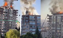 Ankara'da 12 Katlı Binada Yangın