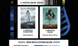 Çankaya'da Uzay Filmleri Festivali Bugün Başlıyor