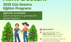 Çankaya Belediyesi’nin "Kent Bostanı” Güz Dönemi Eğitimleri, 17 Eylül'de Başlıyor