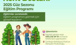 Çankaya Belediyesi "Kent Bostanı” Eğitimleri Başlıyor