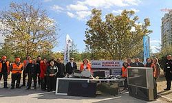 Çankaya'da Elektronik Atıklar Geri Dönüşüme Kazandırıldı