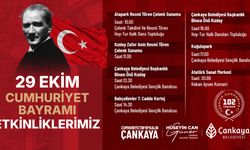 İşte Çankaya'daki 29 Ekim Cumhuriyet Bayramı Etkinlikleri