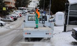 Çankaya'da Buzlanmaya Karşı Yoğun Önlem Alındı