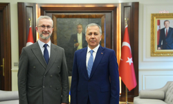 Ukrayna'nın Ankara Büyükelçisi Celal, İçişleri Bakanı Yerlikaya'yı Ziyaret Etti
