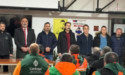 Çankaya'da Temizlik İşçilerine Yeni Yıl Ziyareti