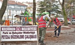 Keçiören’in Park ve Bahçeleri Yenileniyor