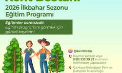 Çankaya Belediyesi'nin Kent Bostanı Eğitimleri Başlıyor