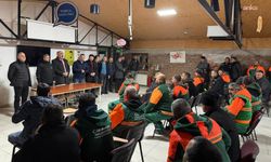 Çankaya'da Temizlik İşçilerine Yeni Yıl Ziyareti