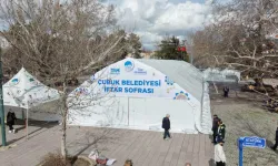Çubuk'ta 1000 Kişilik İftar Çadırı Kuruldu