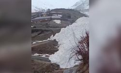 Çığ Düşme Anı Kamerada