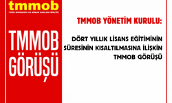 TMMOB’dan “Üç Yıllık Üniversite” Modeline Tepki