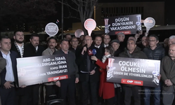 CHP Ankara İl Örgütü'nden ABD Büyükelçiliği Önünde Eylem