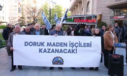 Ankara'da Eylemdeki Madencilere Eskişehir'den Destek