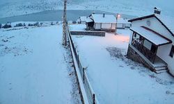 Ankara'nın Yüksek Kesimlerine Kar Yağdı