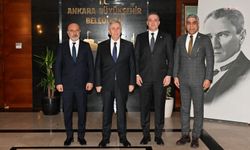 TBB Başkanı Erinç Sağkan’dan Mansur Yavaş’a Ziyaret