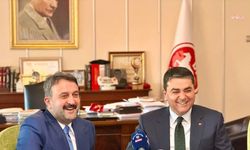 AKK Başkanı Yılmaz'dan, Demokrat Parti Genel Başkan Gültekin Uysal’a Ziyaret