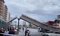 Ankara’da Feci Kaza! Kasası Açık Kamyon Üst Geçidi Yıktı: 3 Yaralı
