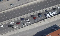 Ankara'da Bayramda Helikopterli Trafik Denetimi