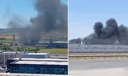 Ankara'da Alçı Fabrikasında Korkutan Yangın