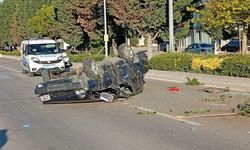Beypazarı'nda Korkunç Kaza! Takla Atan Otomobilin Sürücüsü Hayatını Kaybetti