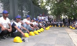 Doruk Madencilik İşçileri Çalışma ve Sosyal Güvenlik Bakanlığı Önünde